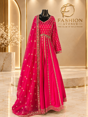 Magenta Anarkali