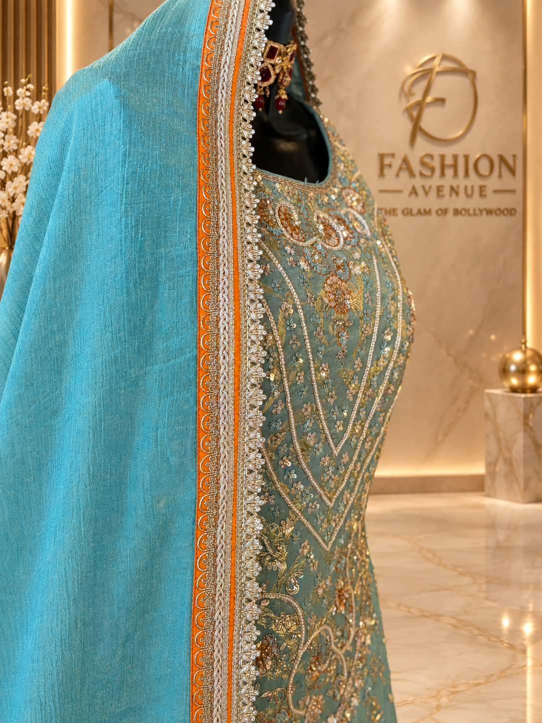 Timeless teal garara