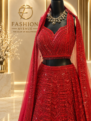 Crimson Luxe Lehenga