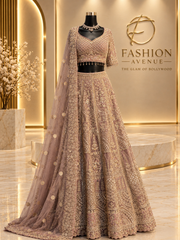Dreamy dusty rose lehenga