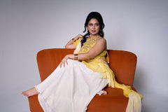 Festive flowing sharara