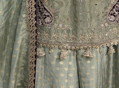Mint elegance sharara