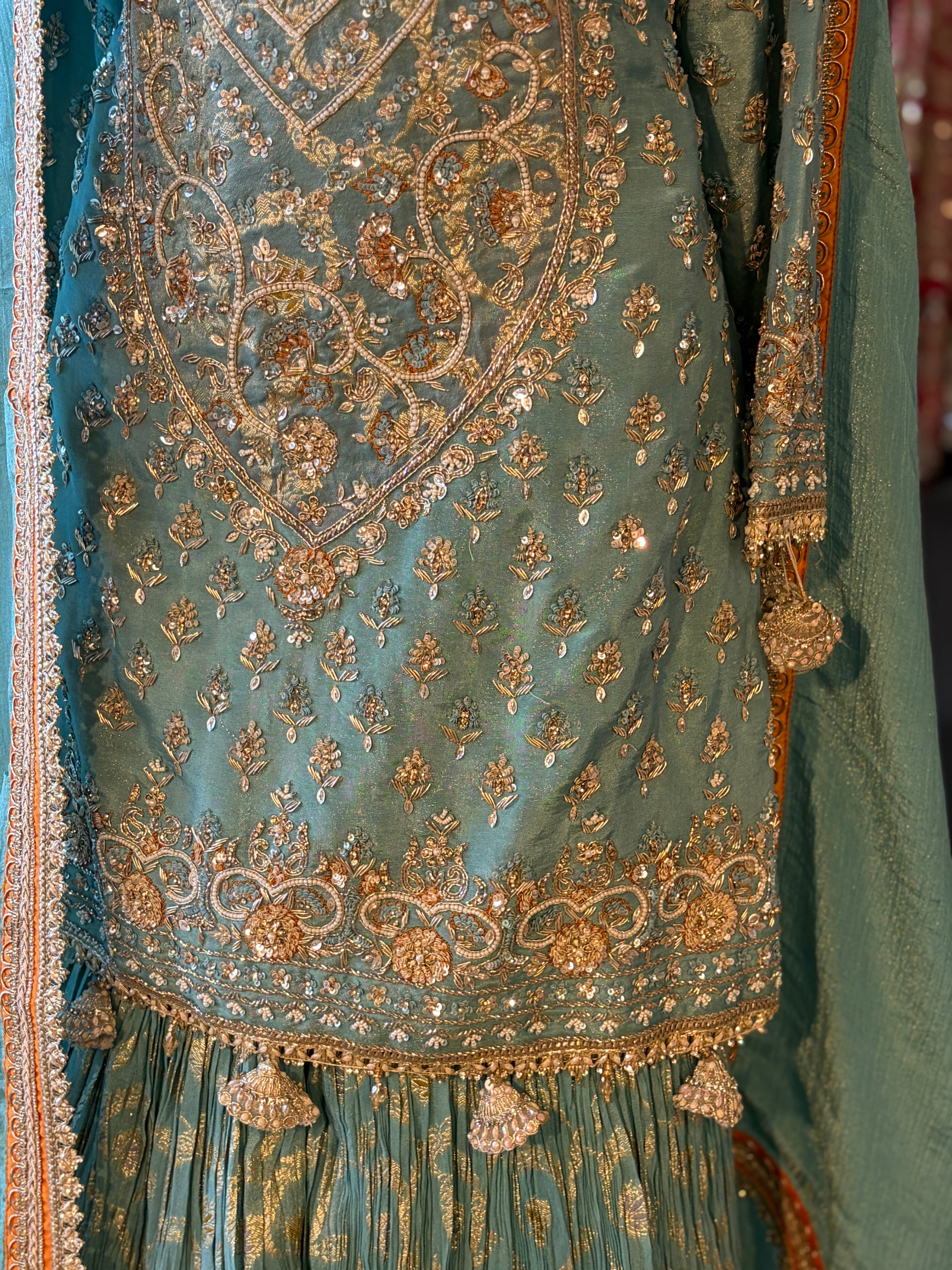 Timeless teal garara