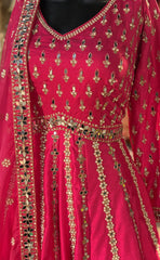Magenta Anarkali