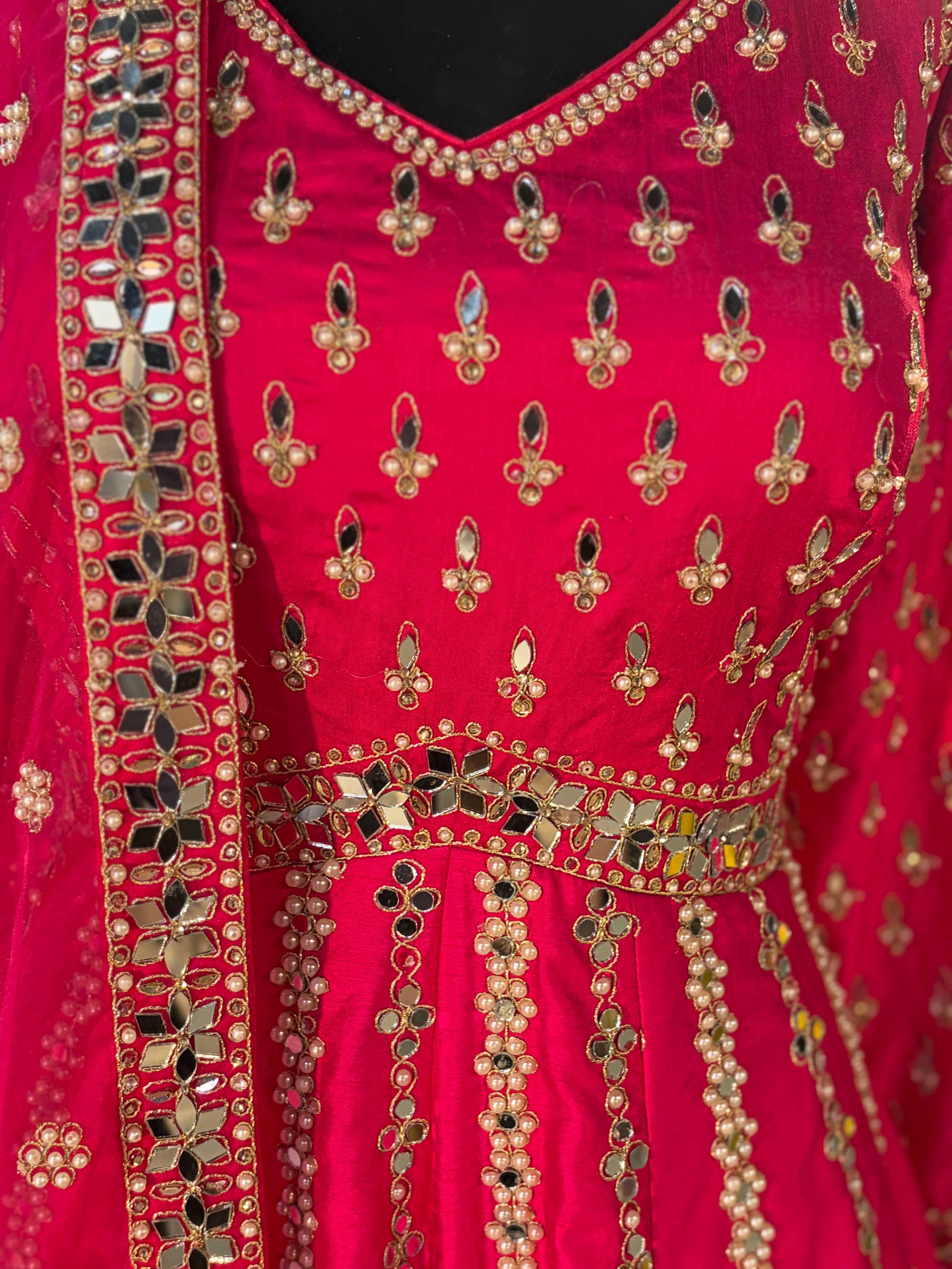 Magenta Anarkali