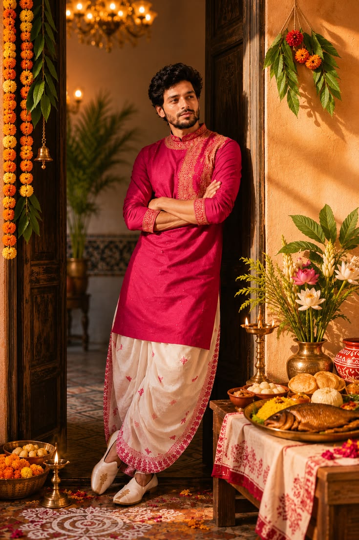 Red kurta