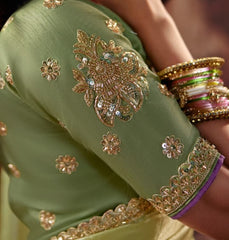Lavender Luxe Saree