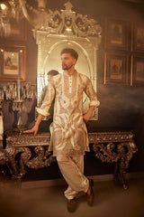 White gold kurta