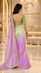 Lavender Luxe Saree