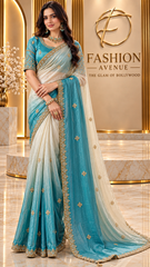 Gold and tides Saree