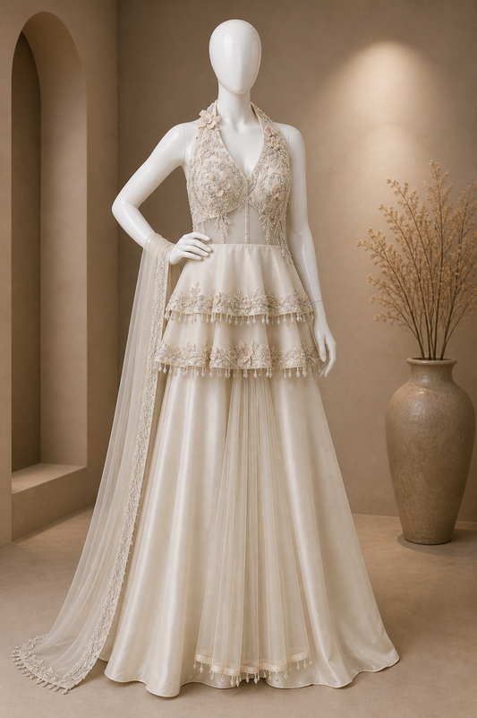 Ensemble Lehenga Léger 5