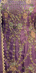 Purple sharara set