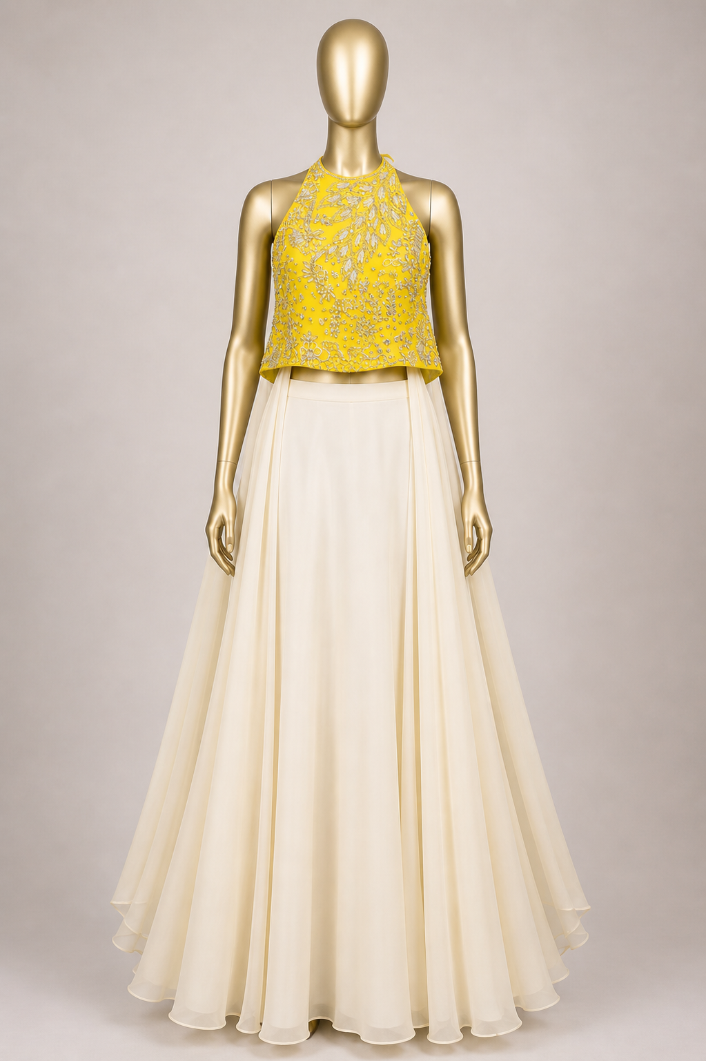 Ensemble Sharara multicolore 2